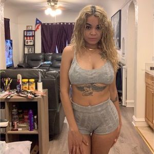 Fashion nova gray sexy set